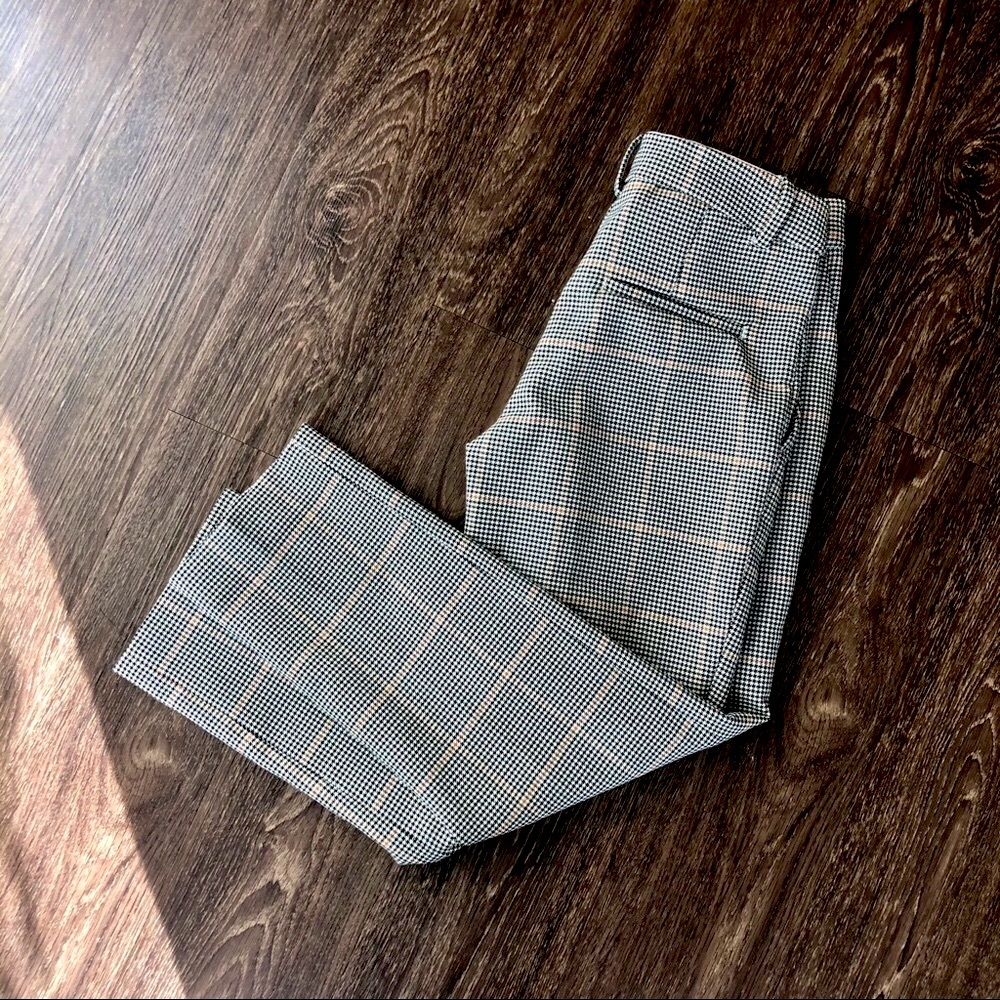 H&M Plaid Cropped Trousers